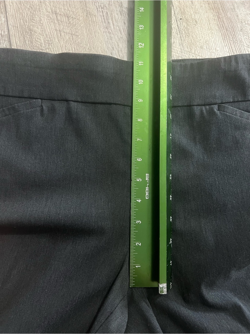 Chico's Perfect Stretch Pull-On Skinny Pants Slim Fit Gray Regular 2 30" Inseam - Picture 7 of 9